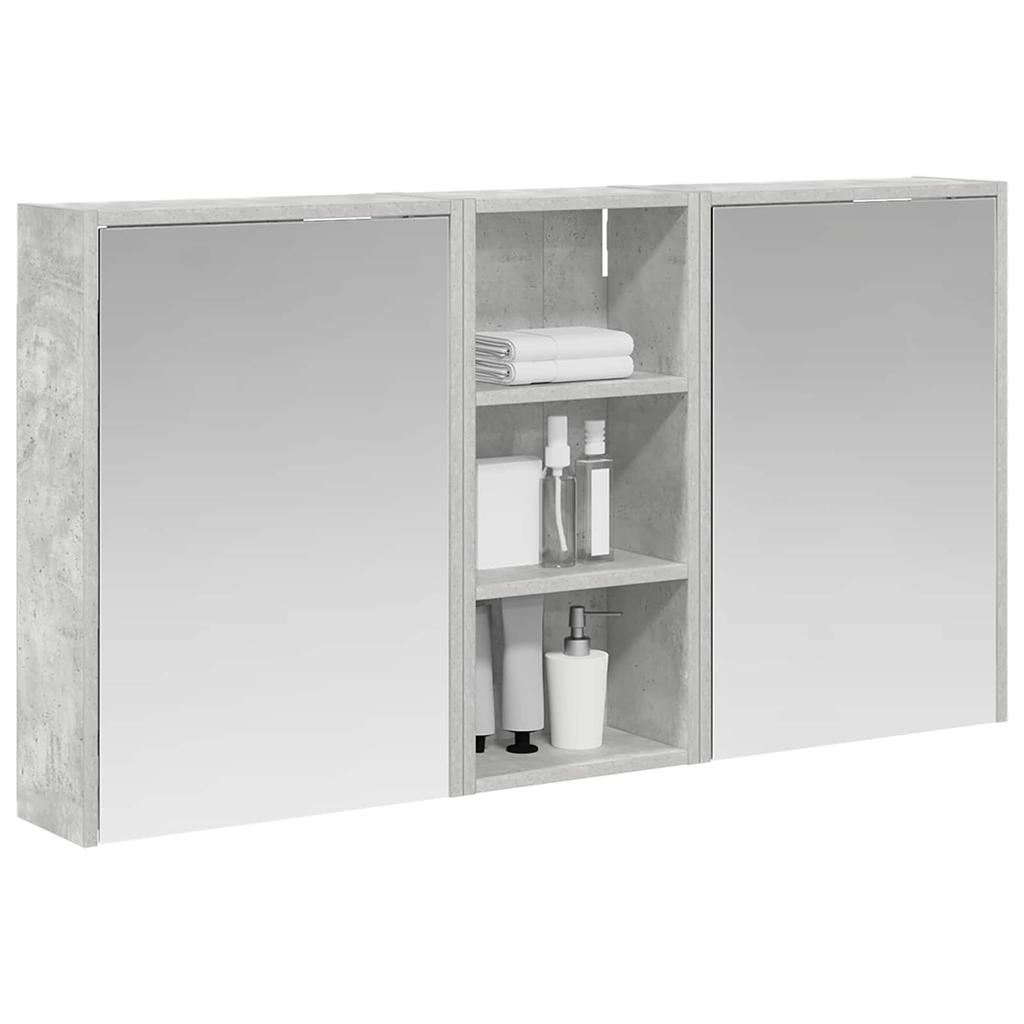 Bathroom Cabinet Set 3 Pcs 116 X 16 X 62.5 Cm Engineered Wood