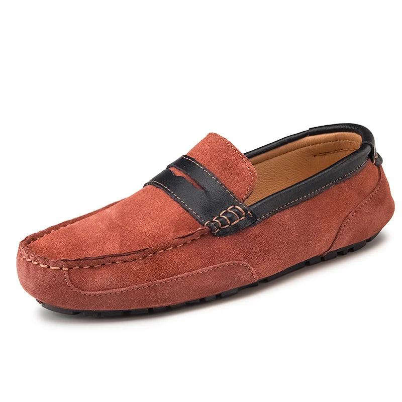 Fashion Leather Men Casual Shoes Spring Autumn Mens Loafers Shoes for Men Leather Driving Moccasins Comfy Men's Shoes