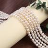 1String, Fashion Women's Natural Freshwater Pearls, 5-6 Mm, Irregular Drop Pearl Beads for DIY Necklaces, Bracelets Accessories, Jewelry Making 36cm