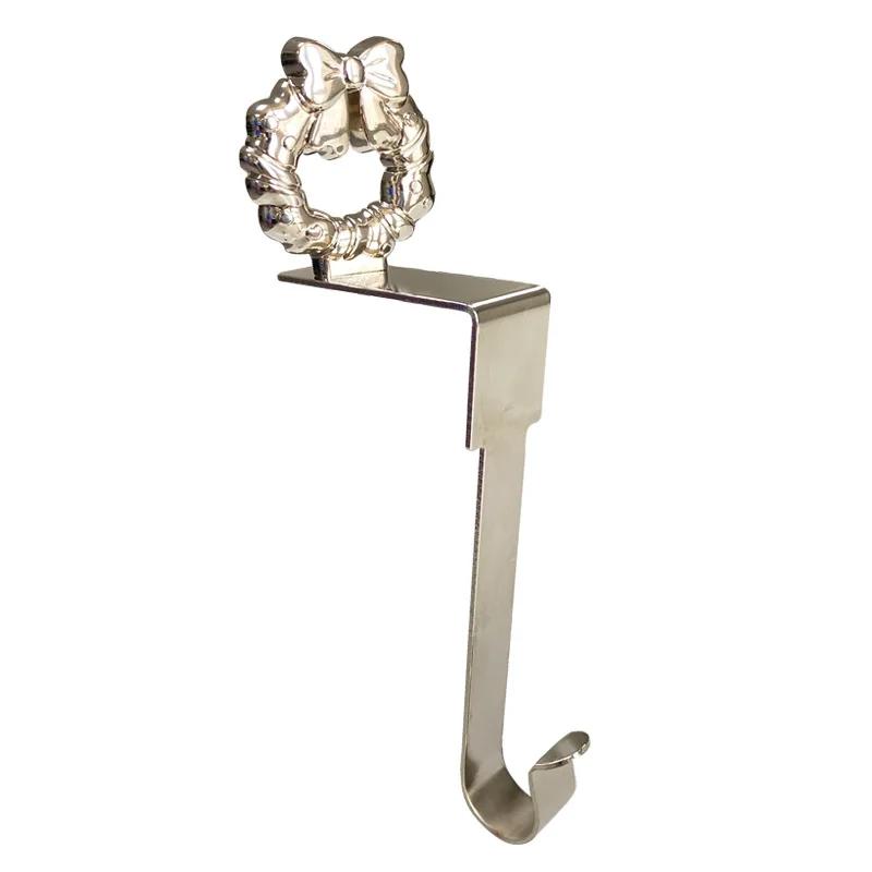 

Крючки для рождественских чулок Вешалки для подарков на камин Металлические полки для кромок столов Вешалки для чулок Снежинка Снеговик Многоцелевые крючки