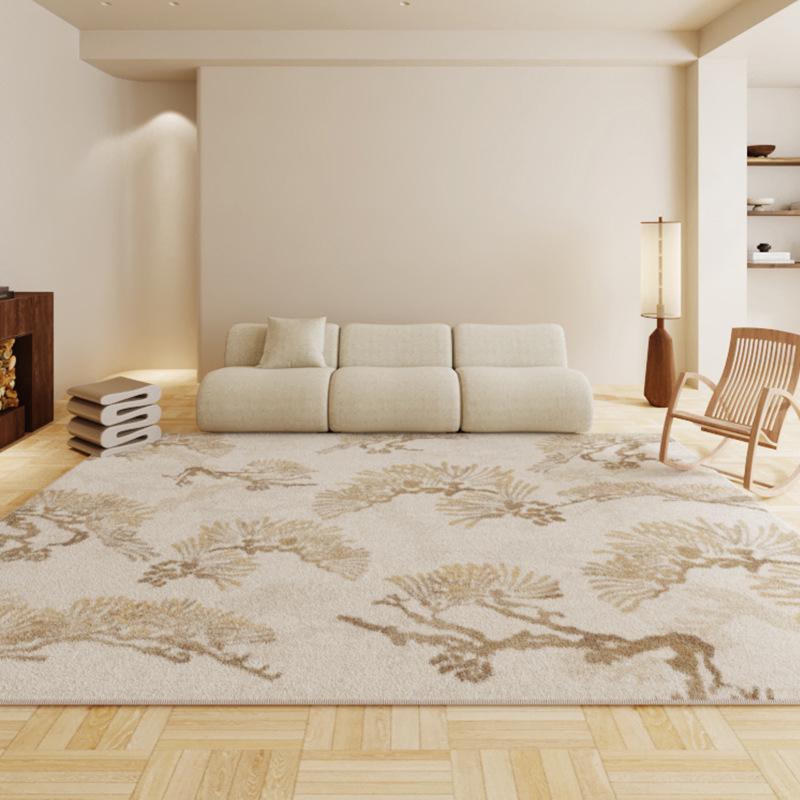 

Ковер из овчины в стиле ваби-саби: Толстая, длинная полоса для спальни, дивана или журнального столика 120x160cm - Plastic Non-Slip Base