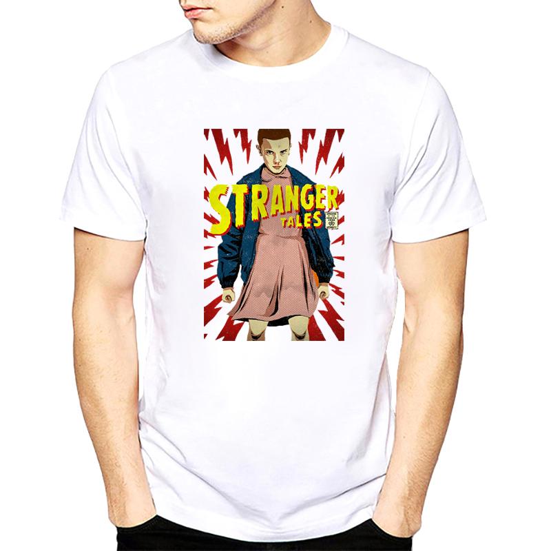 Stranger Things Eleven Waffle Hawkins T Shirt Men And Women White Casual Plus Size