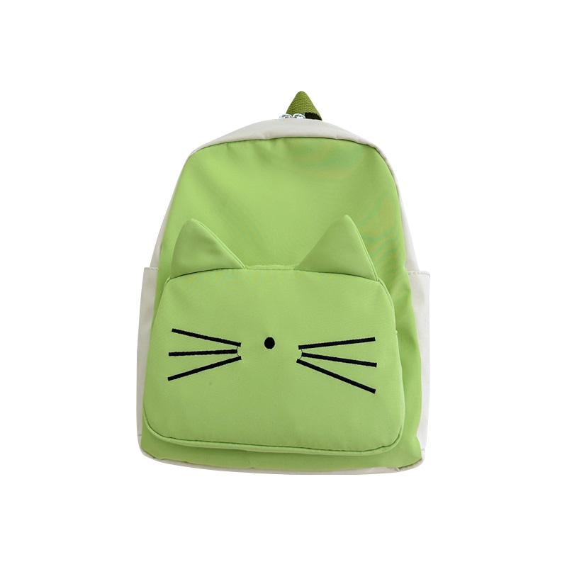Cartoon Cat Kids Backpacks Kawaii Children's Handbags for Girls Boys Kindergarten Schoolbag Korean Toddler Travel Storage Bag