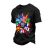 Men's Soccer Graphic T-Shirt Casual Short Sleeve Tee for Everyday Wear