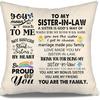 To My Bonus Daughter Gift Ideas Throw Pillow Covers for Bonus Daughter from Bonus Mom Bonus Dad Birthday Graduation Thanksgiving