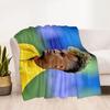 Brazilian Footballer Hairstyle Blanket Warmthful Decor Great for Chair Office Office Chair All-Season Use Stylish Decor