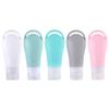 Soft Silicone Refillable Bottles Set Lotion Shampoo Squeeze Tube Container Empty Bottle Travel Botttle Beauty Makeup Tools