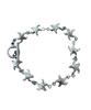 Sk8Er Rock Starfish In A Row Chain Bracelet ((Steel))