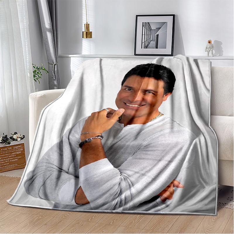 2025 New Style Chayanne Puerto Rican Latin Pop Soft Blankets,Keep Warm Throw Blanket Comfortable Blanket for Beds Sofa Home Gift