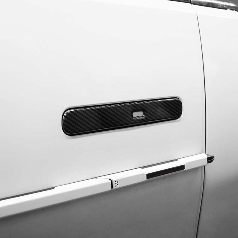 Cars Accessories Door Handle Cover For Kia EV3 2024-2026 Carbon Fiber Black Car Exterior Decoration Styling Upgrade