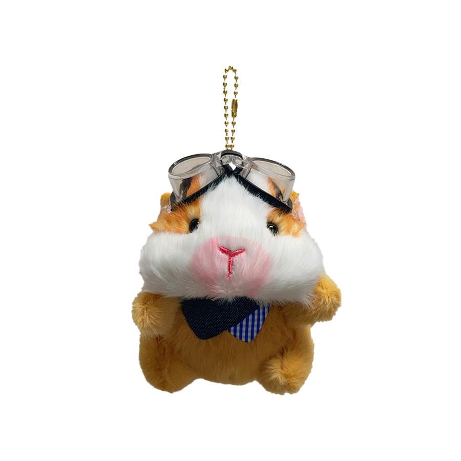 Dutch Pig Plush Keychain With Swim Goggles Soft Toy For Kids And Teens