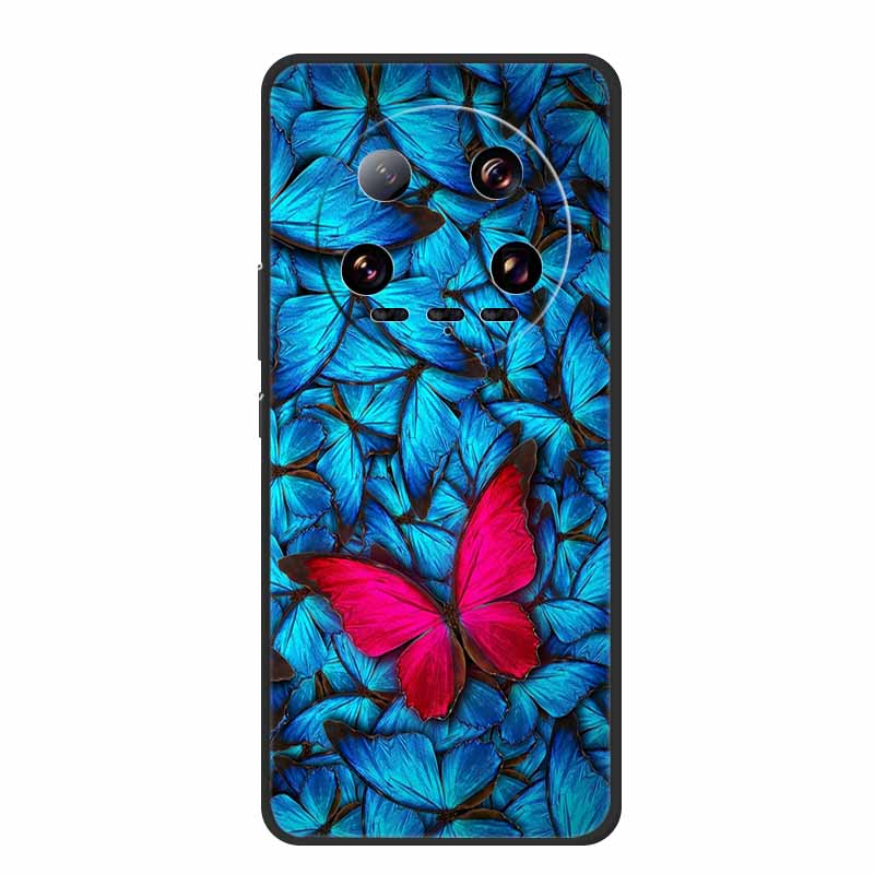 Für Xiaomi 14 Ultra Hülle Tiere TPU Silikon Weiche Rückabdeckung Handyhüllen für Xiaomi14 Ultra Schutz 24031PN0DC Coole Hülle