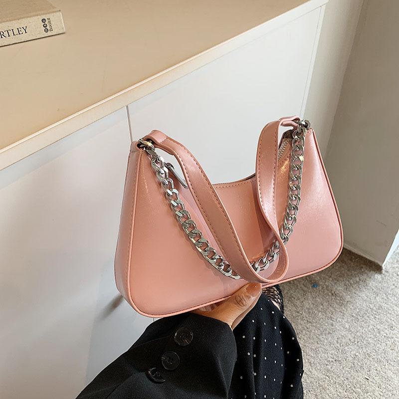 Ausländischer Stil Nischendesign Tasche Damen Sommer 2024 neu trendige Mode tragbare Diamantketten-Tasche einfache Umhängetasche