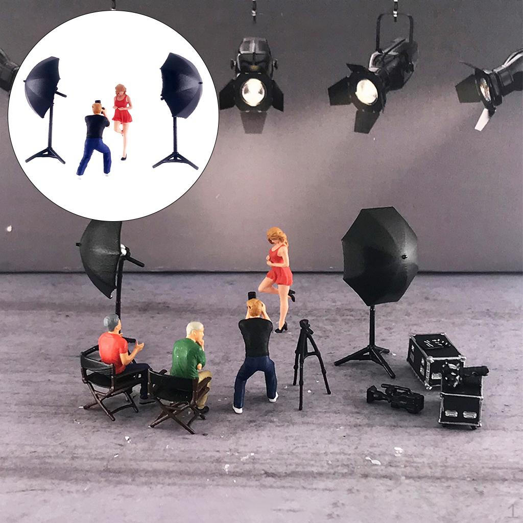 

Фигурки 1/64 Куклы Интернет-знаменитости Аксессуары Принадлежности Макет S Red clothes scene