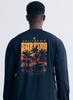 AIRIT Sunset Relax Fit Rash Guard Am1182 Bk