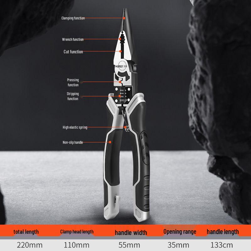 9-Zoll Mehrzweck-Elektrikerzange - Importierte Spitzzangen-Kollektion