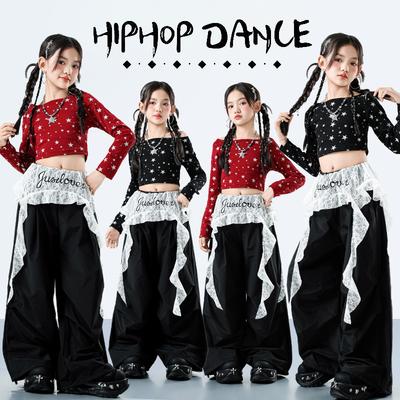Ubrania dla dziewczynek do tańca jazzowego to modne i stylowe dziecięce ubrania na występy street dance, słodkie i fajne ubrania dla dziewczęcej grupy tanecznej, dziecięce występy taneczne