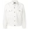 Balenciaga Men's Embroidered Logo Japanese Denim Jacket 571322TDW049765