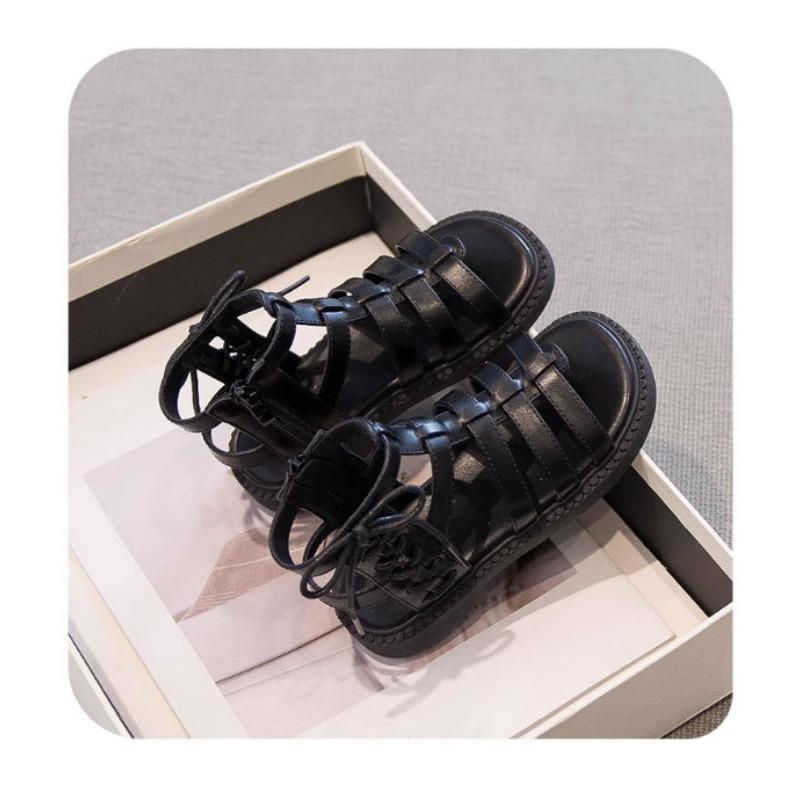 Neue Sommer Sandalen mit offenen Zehen für den Strand, Prinzessinnen-Stil für große und mittelalte Mädchen