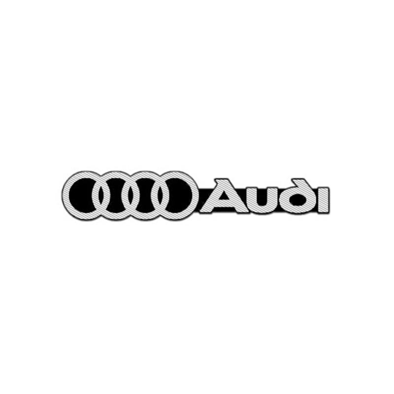 3D Aluminum Car nlux7o Logo Speaker Emblem Badge Sticker For  nlux7 A3 A4 A5 A6 A7 A1 Q2 Q4 Q3 Q5 Q7 Q8 S3 S4 S5 S6 TT Accessories