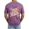 Men V Neck Short Sleeve T Shirt with Independence Day Print Casual Loose Fit Top Pocket Design Comfortable Material