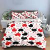Colorful Heart Pattern Bedding Set  Kid'S And Adults' Bedroom Decor, Exquisite Three-Piece Bedding Set Gift