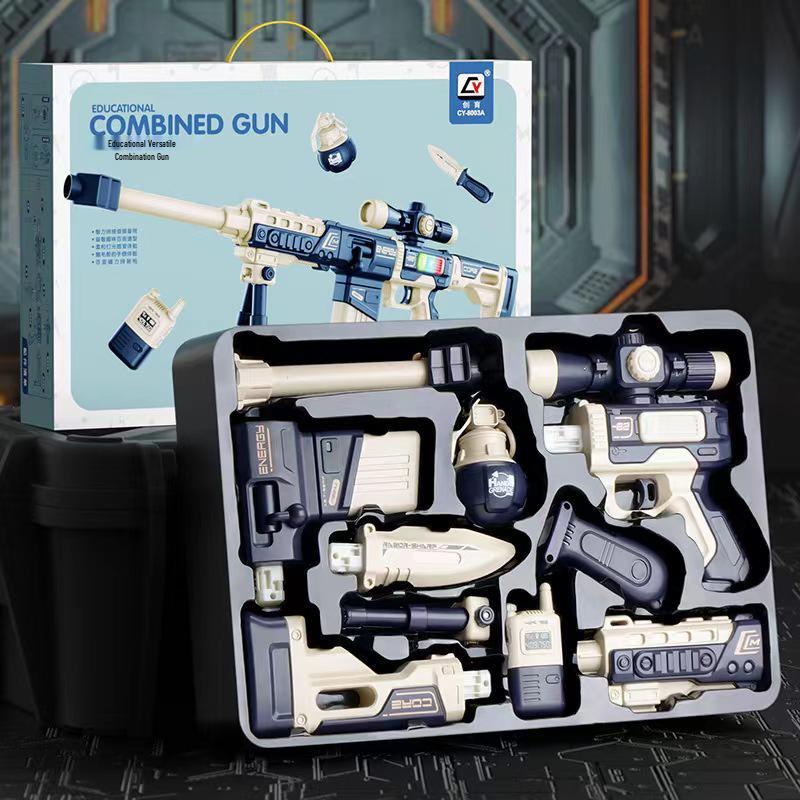Magnetic Toy Gun with Creative Design and Electric Sound Effects, Ideal Children's Gift for June 1st Birthday.