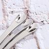 5Pcs Metal Makeup Spatula Compact Face Mask Spoon for Lotion Cream Moisturizer Testing Mixing Skincare Tool Set