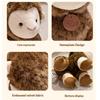 Cute Fluffy Lamb Plush Stuffed Toys Soft Fabric Perfect For Valentine'S Day Kids Birthday Gifts Home Decor