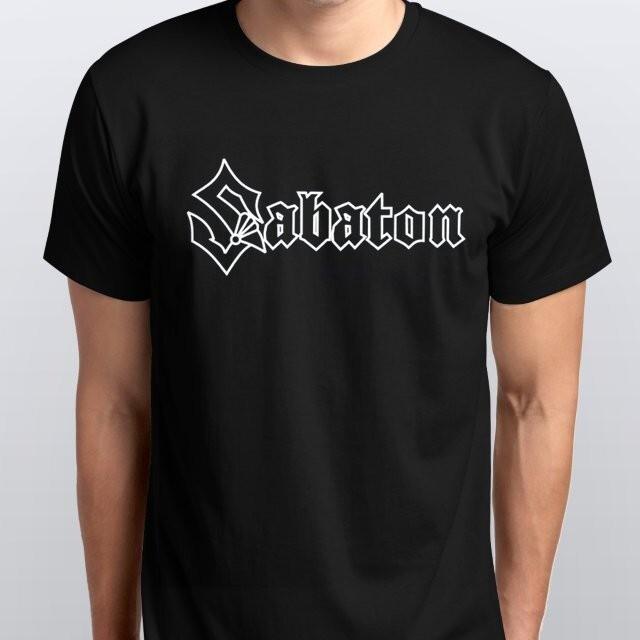 SABATON T-SHIRT sizes colours Black, White