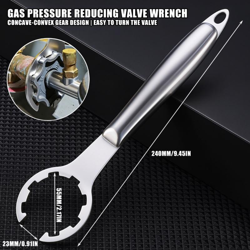 Gas Tank Pressure Reducing Valves Wrench Gas Valves Spanner Hand Tool Gas Bottle Opener Tool