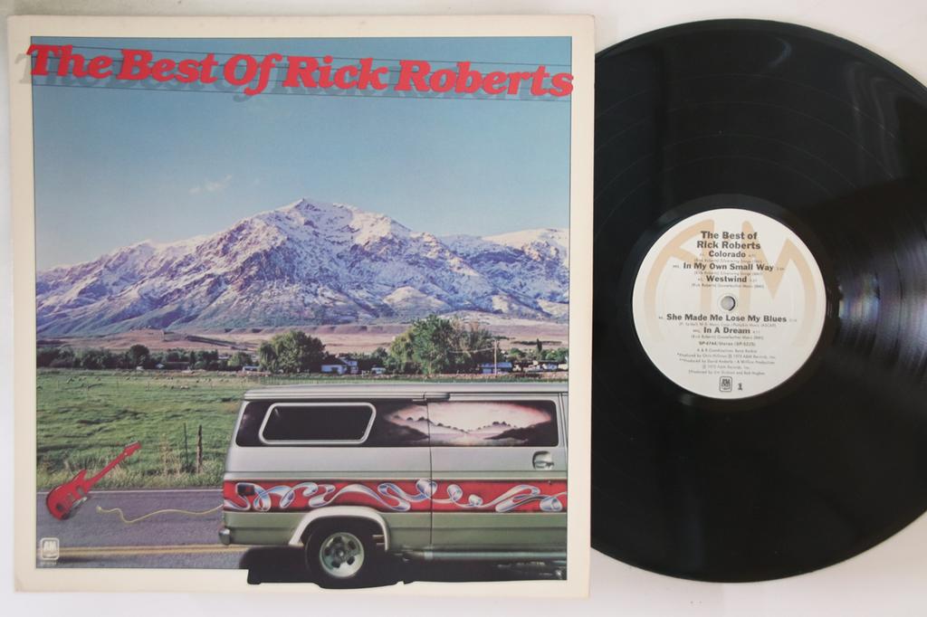 LP Record RICK ROBERTS - Best Of Rick Roberts SP4744 A&M 1979 US Rock Used