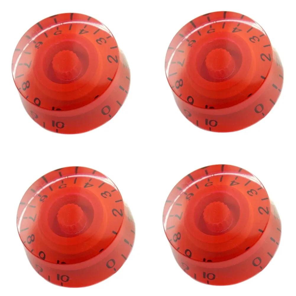 4pcs Electric Guitar Knob Cap Guitar Volume Tone Button Musical Instrument Classic Texture Supplies Parts Accessaries