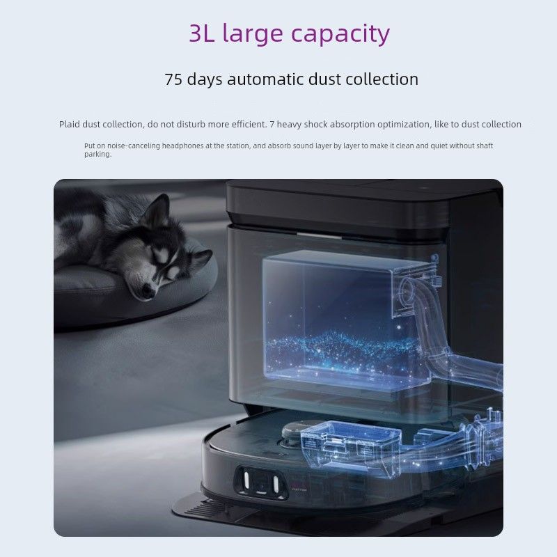 with Midea V15 Pro/Max Osmo Sweeping Robot Accessories Roll Side Brush Filter Mop Cloth Dust Bag Consumables
