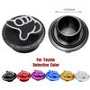 Universal Aluminum High Temperature Resistant Engine Oil Filler Cap Fuel Tank Cover For Honda Toyota Engine Bay Mod Accessories