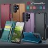 CaseMe Magnetic PU Leather Wallet Phone Case For Samsung Galaxy S26 Ultra/S25 Plus/S24/S23/S22/S21/S20 Card Holder Pocket Cover