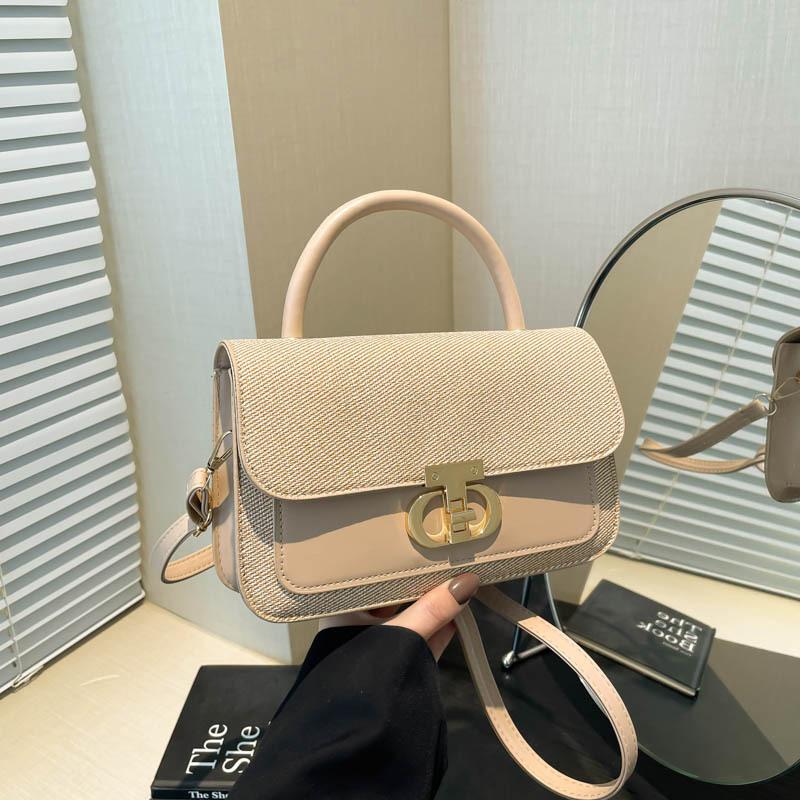 

Women s bags spring and summer new high-end hand carry one shoulder underarm small square bag niche light luxury versatile messenger bag women хаки