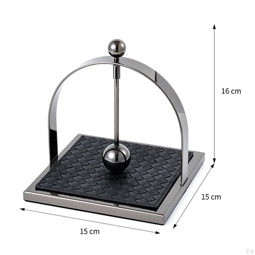 Esszimmer-Papierhandtuchhalter Tischplatten-Taschentuch-Organisation Quadratischer Serviettenständer Metall