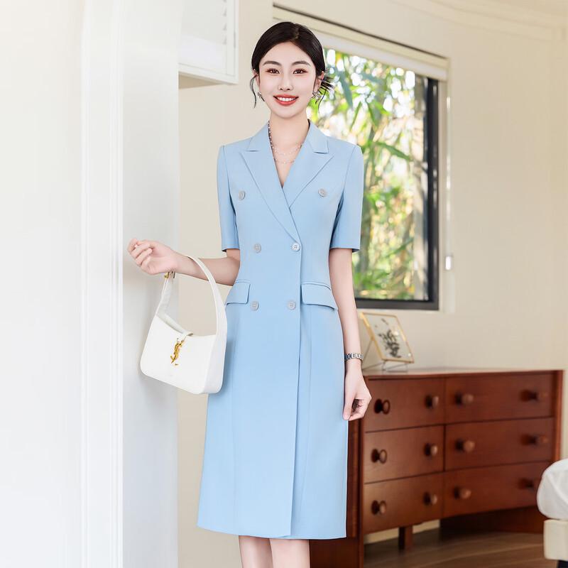 

Women s Professional Short Sleeve A-Line Suit Dress XL