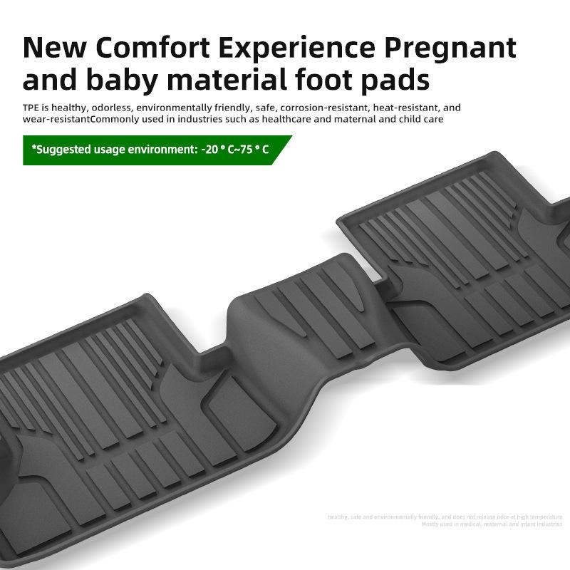 Mazda CX-60 2022-2024 Eco-Friendly TPE Mats: Car Floor, Trunk, Seat Back