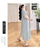 2026 Summer French V-Neck Tie-Dye Casual Loose Dress