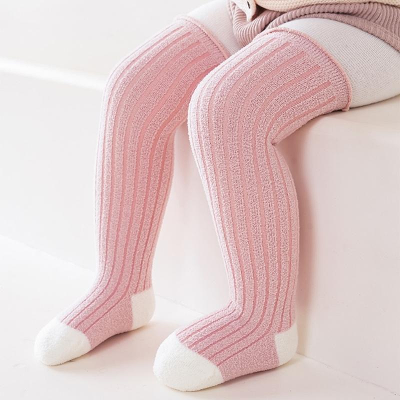 1 Pair Thick Knee High Socks Soft & Breathable Baby Warm Socks Long Stockings for Outdoor Activities, Family Gatherings