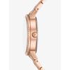 Michael Kors Melissa Pavé Rose Gold-Tone Watch MKO1081