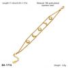 High-End Sun Moon Stainless Steel Bracelet for Women - Elegant Titanium Steel Jewelry