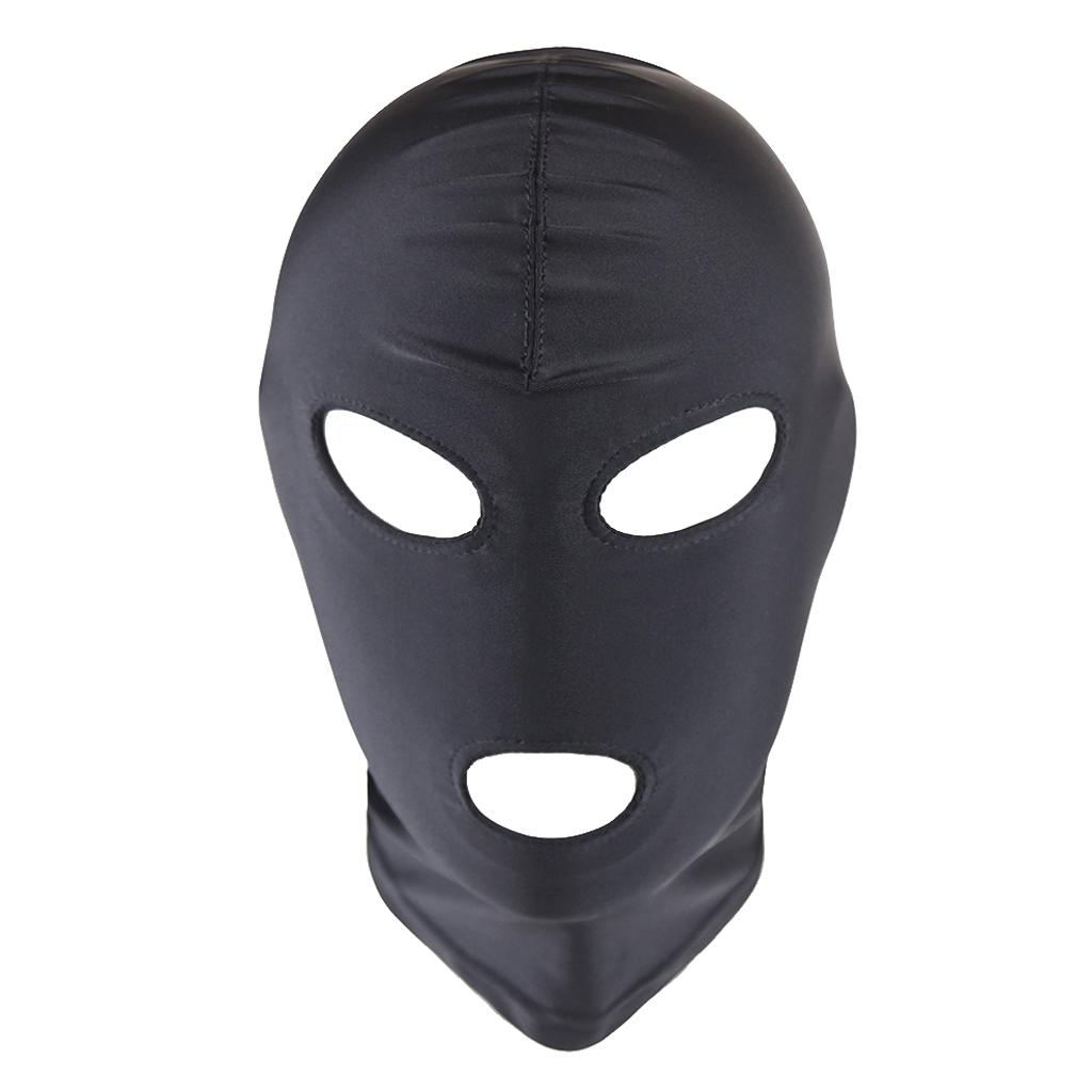 Breathable Zentai Cosplay Costume Hood Mask Unisex Headgear