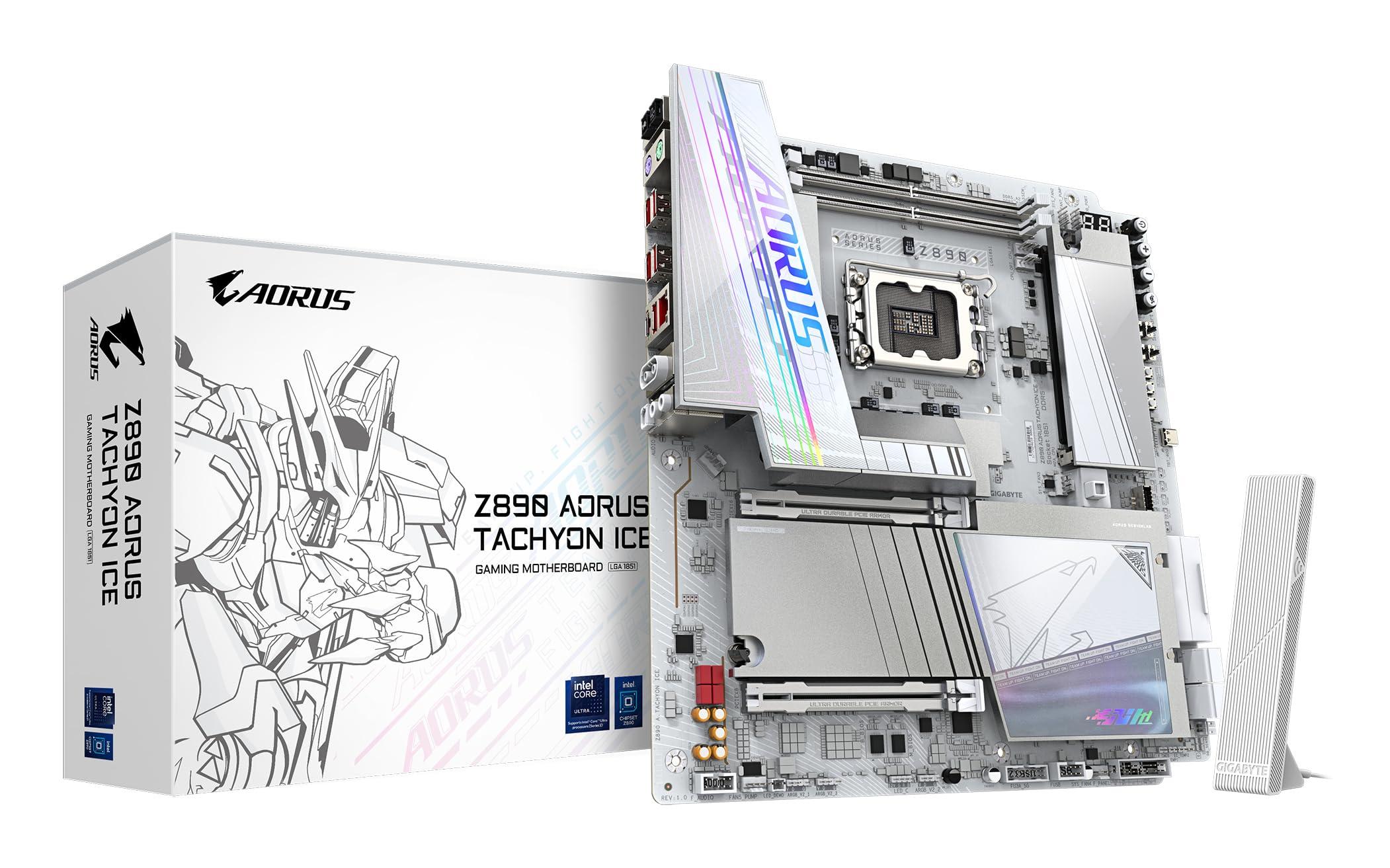 GIGABYTE Z890 AORUS TACHYON ICE Mainboard - Intel Z890 - Intel LGA1851 - DDR5 RAM - Extended ATX - Bild 6