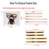 Medium Size Picture Frame DIY Aluminum, Alloy Canvas Painting Frame, For Oil Paintings Metal Frame, Home Decor Metal Art