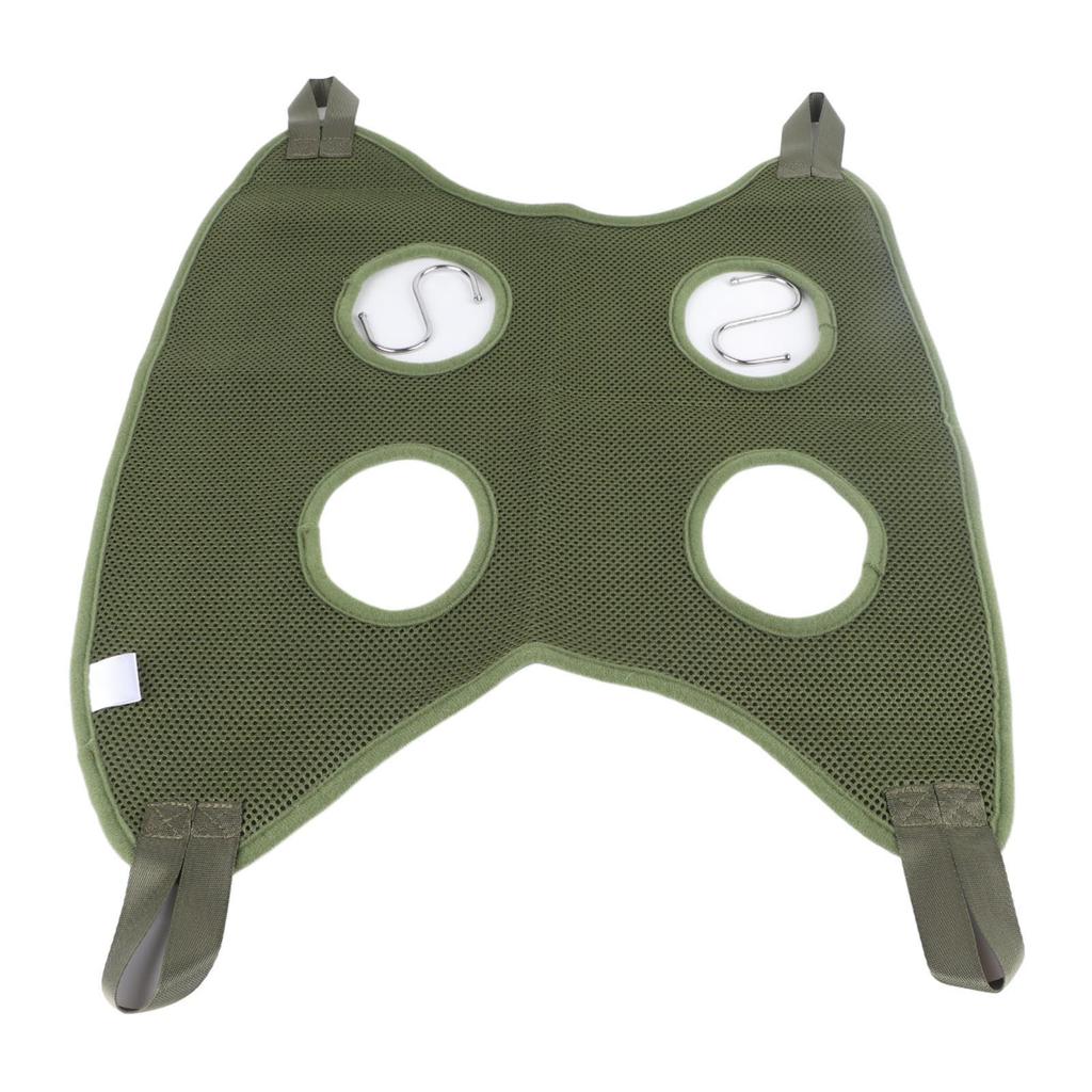 Pet Grooming Hammock Harness Dog Grooming Hammock for Dogs Cats Nail Clipping Trimming Green M