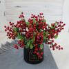 Vivid DIY Simulation Fruit Ornament Home Fake Plant Artificial Berry Christmas Decoration Party Supplies Xmas Decor