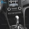 Weißer Kohlefaser-Mittelkonsolen-Multifunktionsknopf-Rahmen-Aufkleber für Renault Megane 4 2016 2017 2018   -2025
